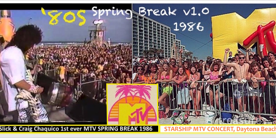 13  -1st MTV Spring Break 1986