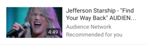 Jefferson Starship Find Your Way Back Audience Netwrok